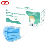 Disposable 3ply Melt Blown Fabric Protective Tie on Facial Mask